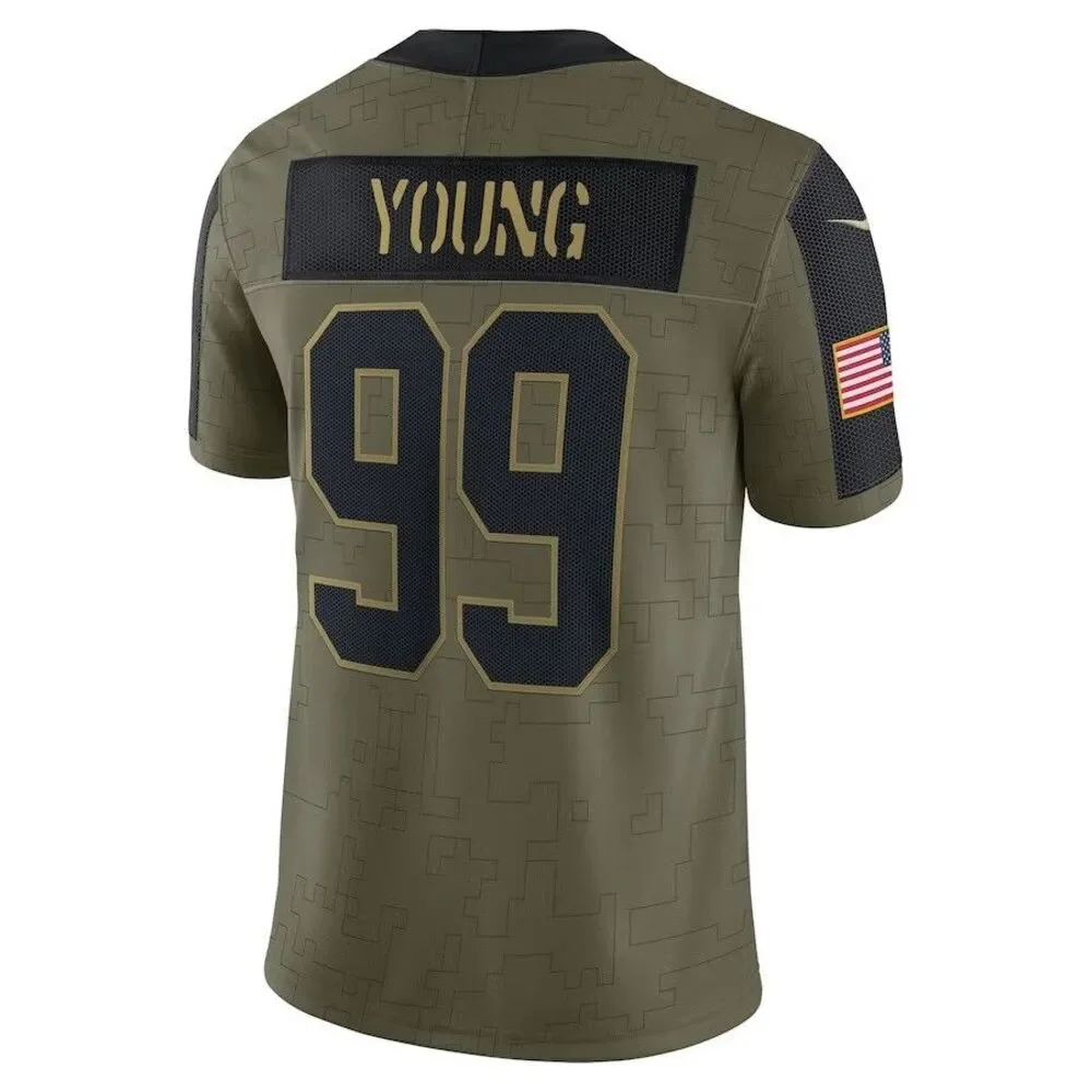 NWT Nike Chase Young Jersey Mens Med Salute To Service Authentic $170 Washington